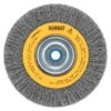 DeWalt 6 In. Fine Crimped/Knotted Wire Wheel Brush Carbon Steel 6000 Rpm 1 Pc