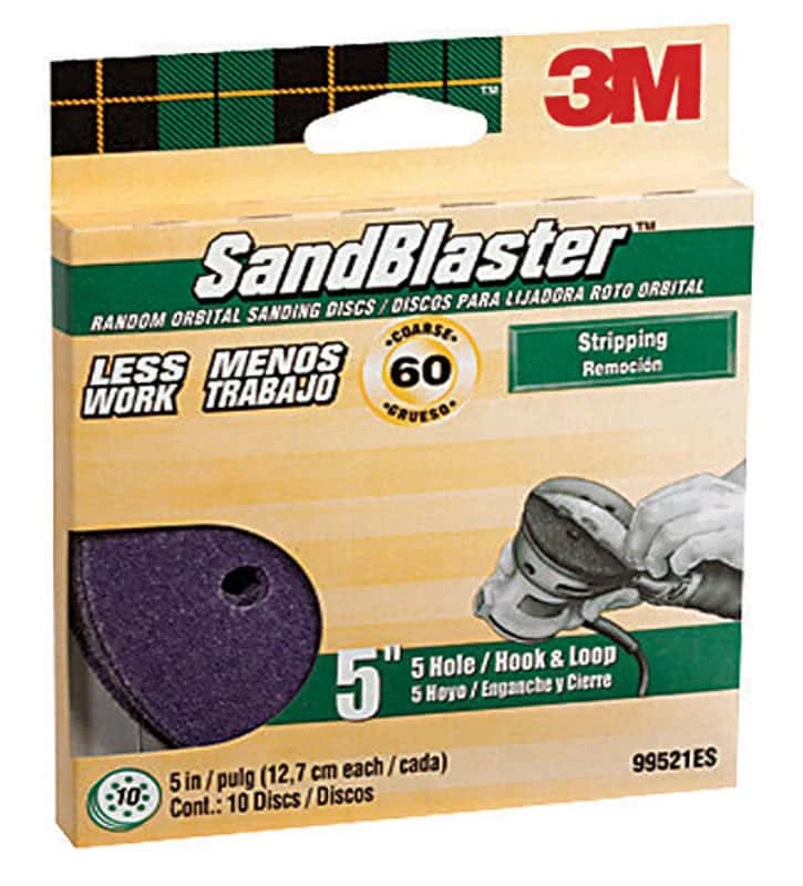 3M 5 In. Ceramic Blend Hook And Loop Sanding Disc 60 Grit Coarse 10 Pk 3 3M 5 In. Ceramic Blend Hook And Loop Sanding Disc 60 Grit Coarse 10 Pk