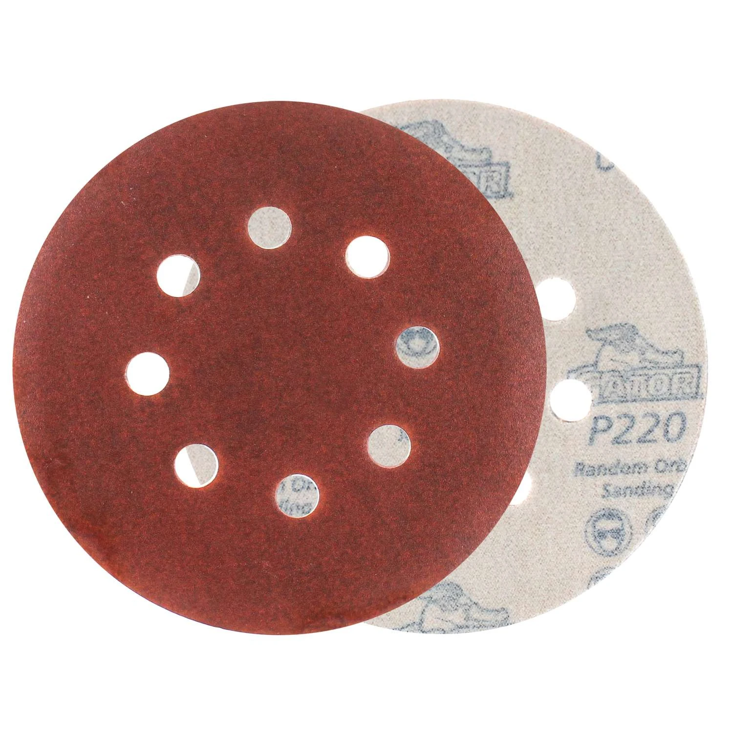Ace 5 In. Aluminum Oxide Hook And Loop Sanding Disc 220 Grit Extra Fine 50 Pk 4 Ace 5 In. Aluminum Oxide Hook And Loop Sanding Disc 220 Grit Extra Fine 50 Pk - Image 2