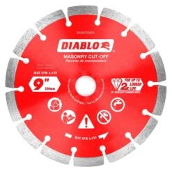 Diablo 9 In. D X 7/8 In. Diamond Segmented Masonry Cut-Off Disc
