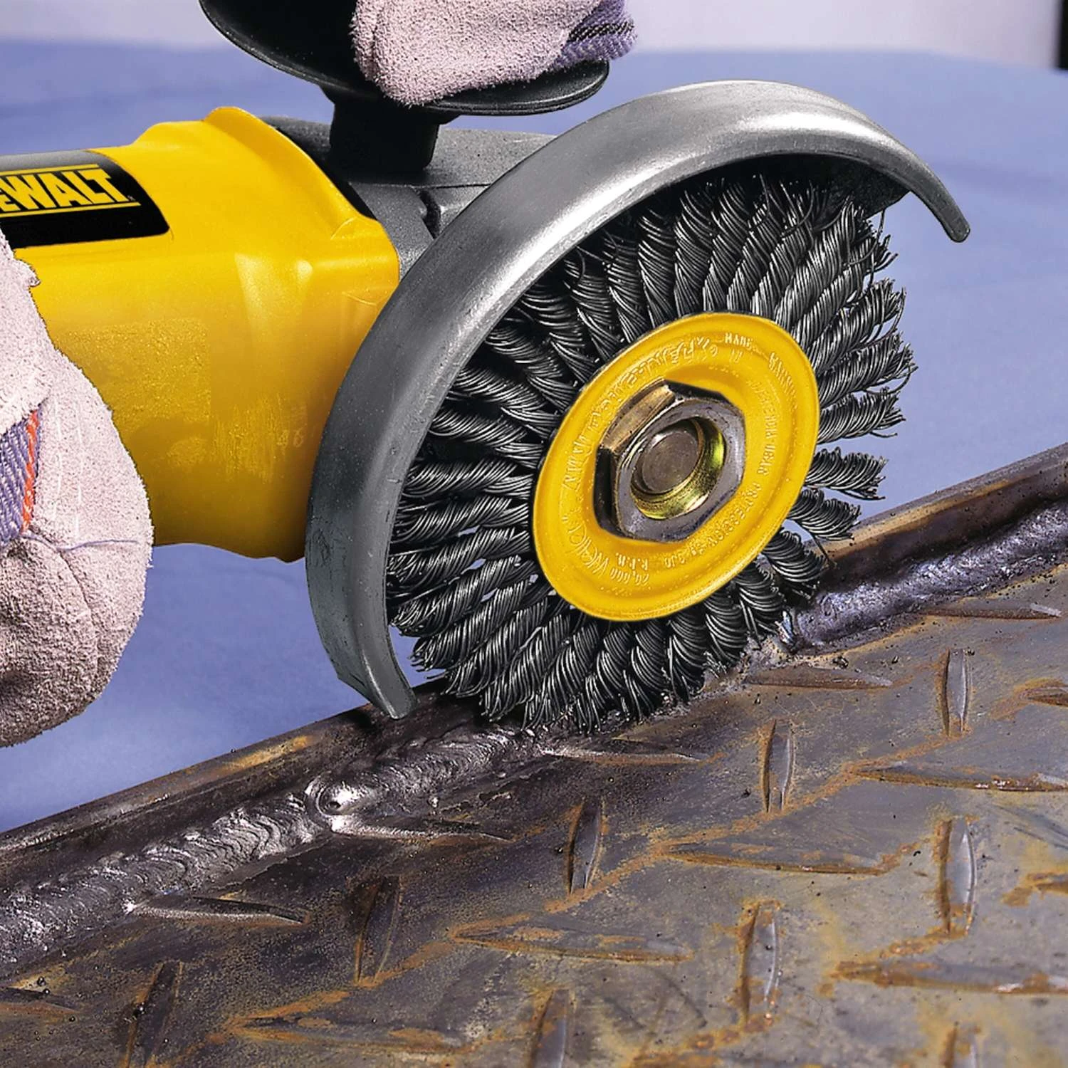 DeWalt 6 In. Coarse Crimped/Knotted Wire Wheel Brush Carbon Steel 12000 Rpm 1 Pc 3 DeWalt 6 In. Coarse Crimped/Knotted Wire Wheel Brush Carbon Steel 12000 Rpm 1 Pc - Image 2