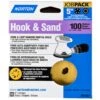 Norton Hook & Sand 5 In. Aluminum Oxide Hook And Loop A290 Sanding Disc 100 Grit Medium 25 Pk