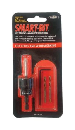 Starborn Smart-Bit #7 Stainless Steel Pre-Drilling And Countersinking Tool 4 Pc