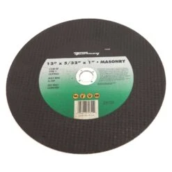 Forney 12 In. D X 1 In. Silicon Carbide Masonry/Asphalt Cutting Wheel 1 Pc