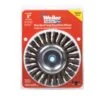 Weiler Vortec Pro 6 In. Fine Knotted Wire Wheel Brush Carbon Steel 9000 Rpm 1 Pc