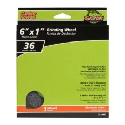 Gator 6 In. D X 1 In. In. Grinding Wheel