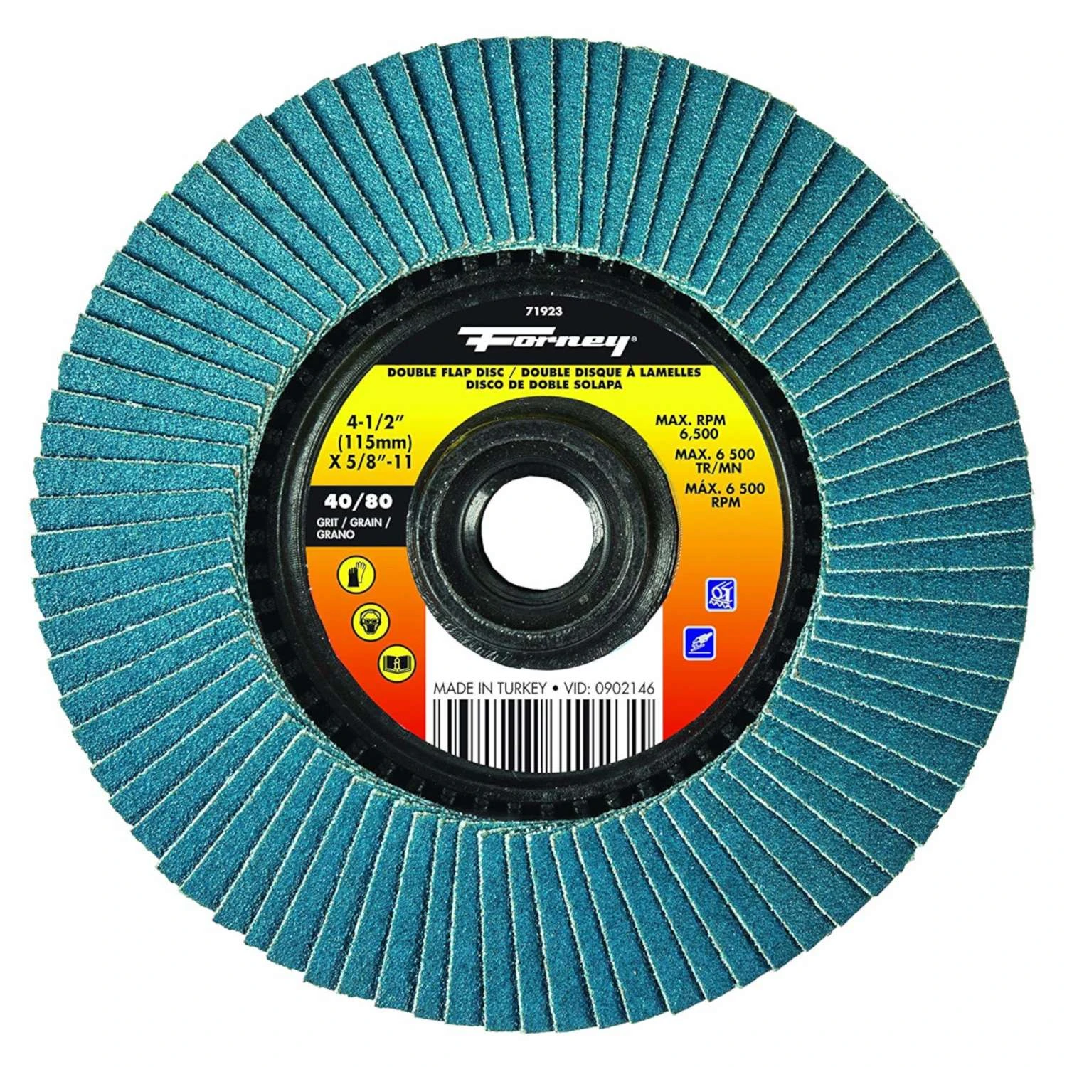 Forney 4-1/2 In. D Masonry Grinding Wheel 4 Forney 4-1/2 In. D Masonry Grinding Wheel - Image 2