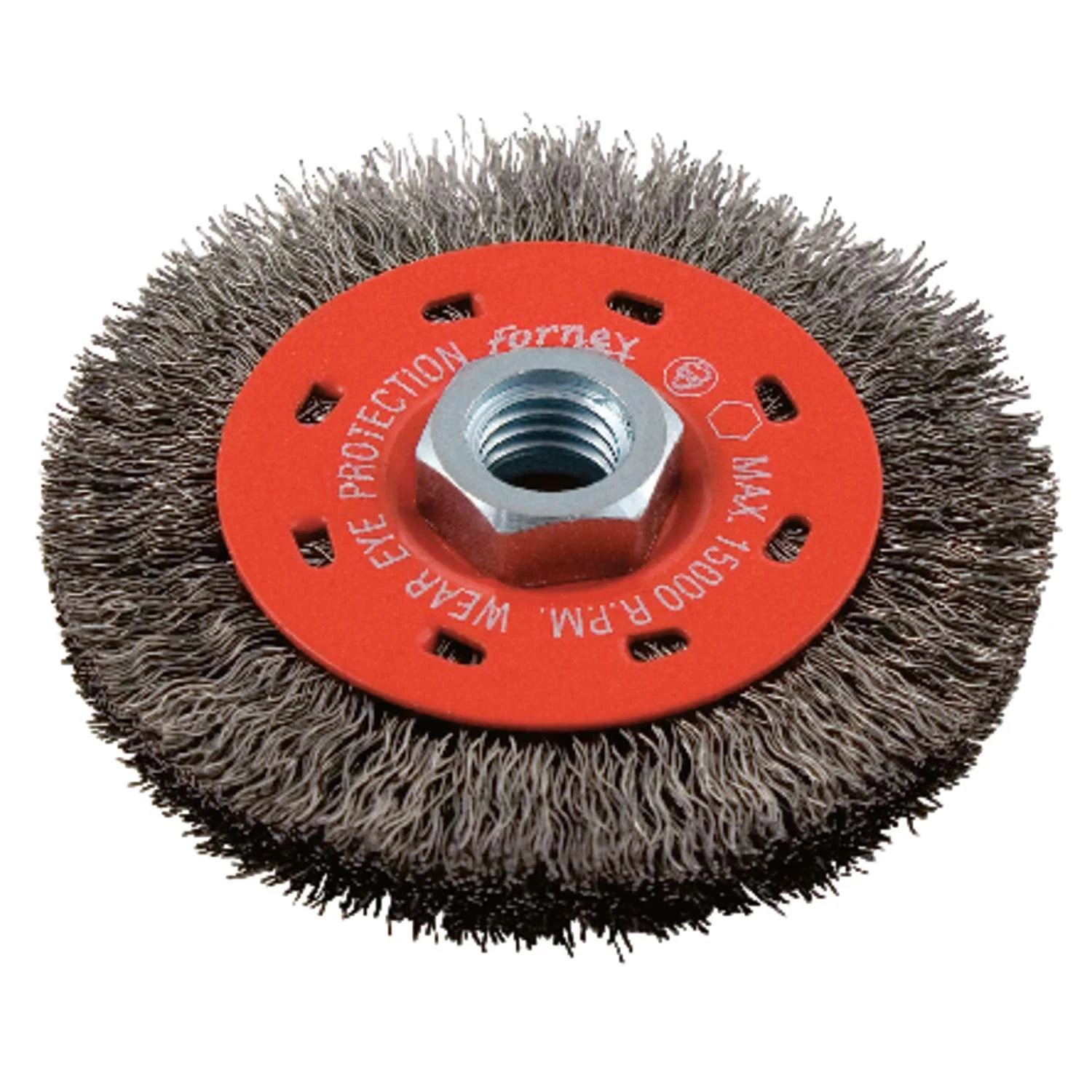 Forney 4 In. Crimped Wire Wheel Brush Metal 15000 Rpm 1 Pc 3 Forney 4 In. Crimped Wire Wheel Brush Metal 15000 Rpm 1 Pc
