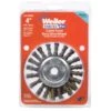 Weiler Vortec Pro 4 In. Cable Twist Wire Wheel Brush Steel 20000 Rpm 1 Pc