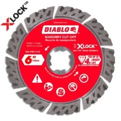 Diablo X-Lock 6 In. D X 7/8 In. Diamond Masonry Cut-Off Disc 1 Pc