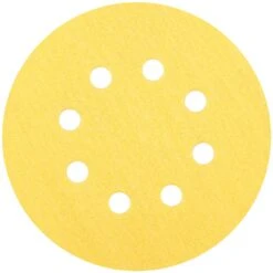 Norton 5 In. Aluminum Oxide Hook And Loop A290 AO Sandpaper Vacuum Disc 320 Grit Extra Fine 50 Pk