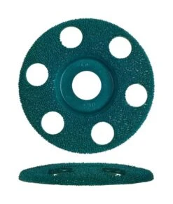 King Arthur's Tools Holey Galahad 4 In. Tungsten Carbide Bolt-On Sanding Disc Fine 1 Pk