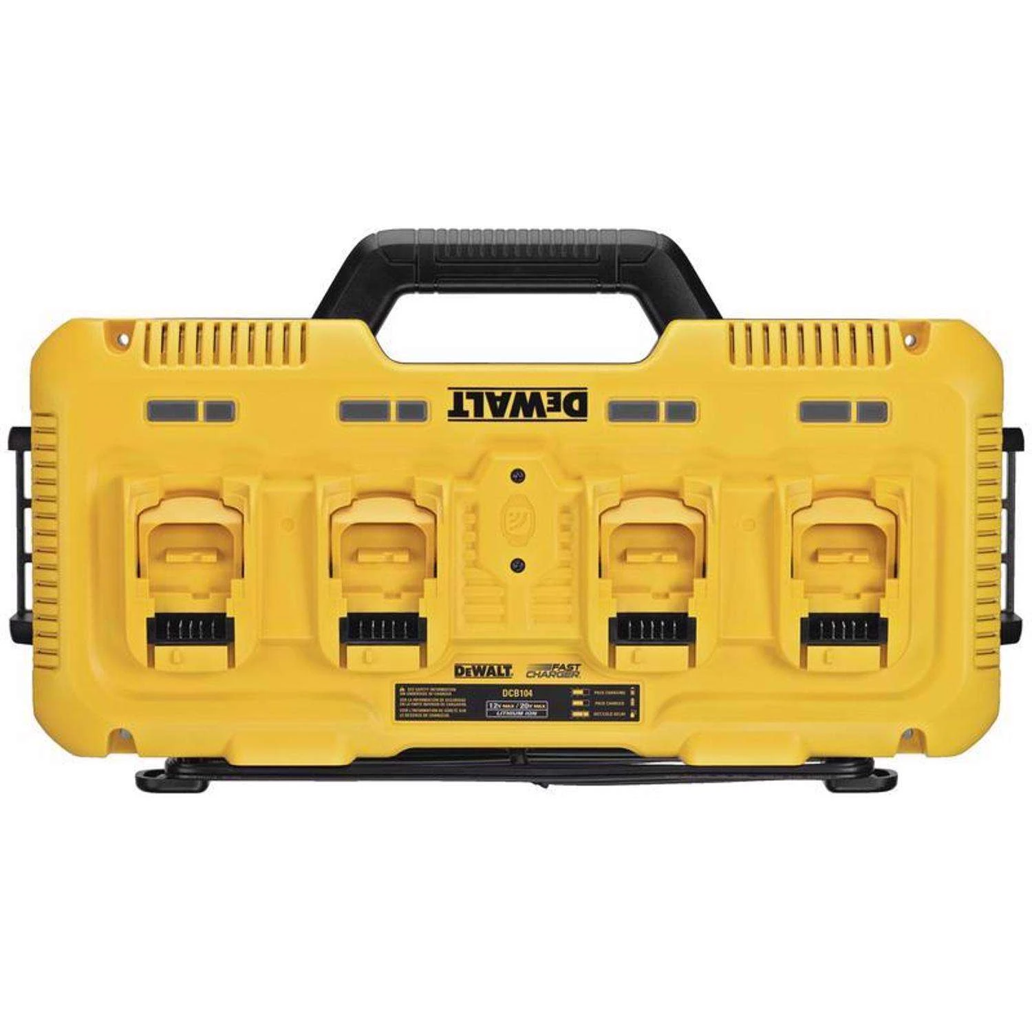 DeWalt 20V MAX DCB104 20 V Lithium-Ion 4-Port Fast Charger 1 Pc 3 DeWalt 20V MAX DCB104 20 V Lithium-Ion 4-Port Fast Charger 1 Pc - Image 2