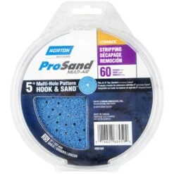 Norton ProSand 5 In. Zirconia Alumina Hook And Loop H831 Sanding Disc 60 Grit Coarse 35 Pk