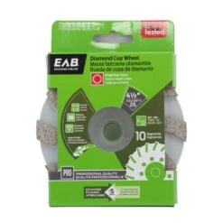 Exchange-A-Blade 4-1/2 In. D X 7/8 In. Turbo Single Row Cup Grinding Wheel