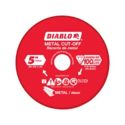 Diablo 5 In. D X 7/8 In. Diamond Metal Cut-Off Wheel