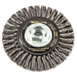 Forney 4 In. Stringer Wire Wheel Brush Steel 15000 Rpm 1 Pc