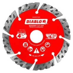 Diablo 4-1/2 In. D X 7/8 In. Diamond Segmented Turbo Masonry Cut-Off Disc
