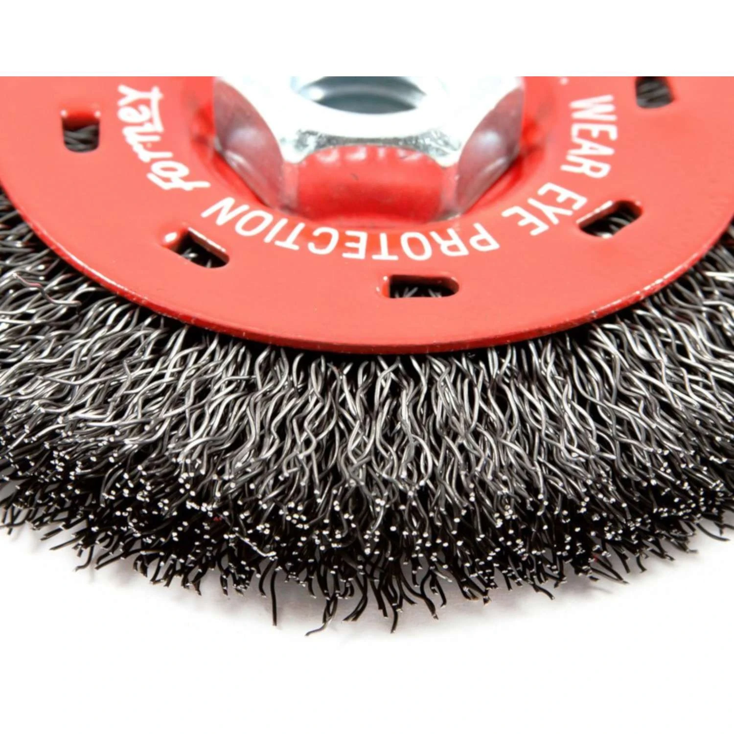 Forney 4 In. Crimped Wire Wheel Brush Metal 15000 Rpm 1 Pc 4 Forney 4 In. Crimped Wire Wheel Brush Metal 15000 Rpm 1 Pc - Image 2