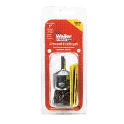 Weiler Vortec Pro 1 In. Crimped Wire Wheel Brush Carbon Steel 22000 Rpm 1 Pc