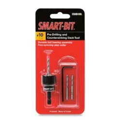 Starborn Smart-Bit #10 Stainless Steel Pre-Drilling And Countersinking Tool 4 Pc