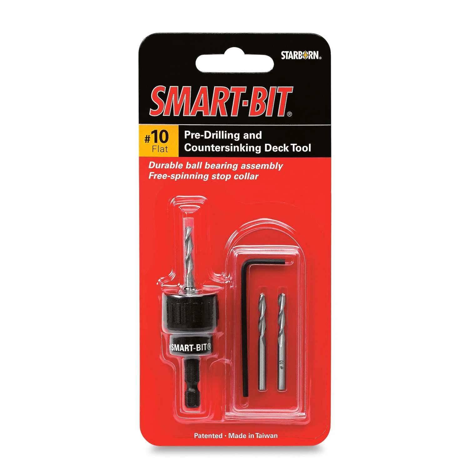 Starborn Smart-Bit #10 Stainless Steel Pre-Drilling And Countersinking Tool 4 Pc 3 Starborn Smart-Bit #10 Stainless Steel Pre-Drilling And Countersinking Tool 4 Pc