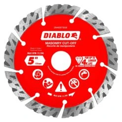 Diablo 5 In. D X 7/8 In. Diamond Segmented Turbo Masonry Cut-Off Disc