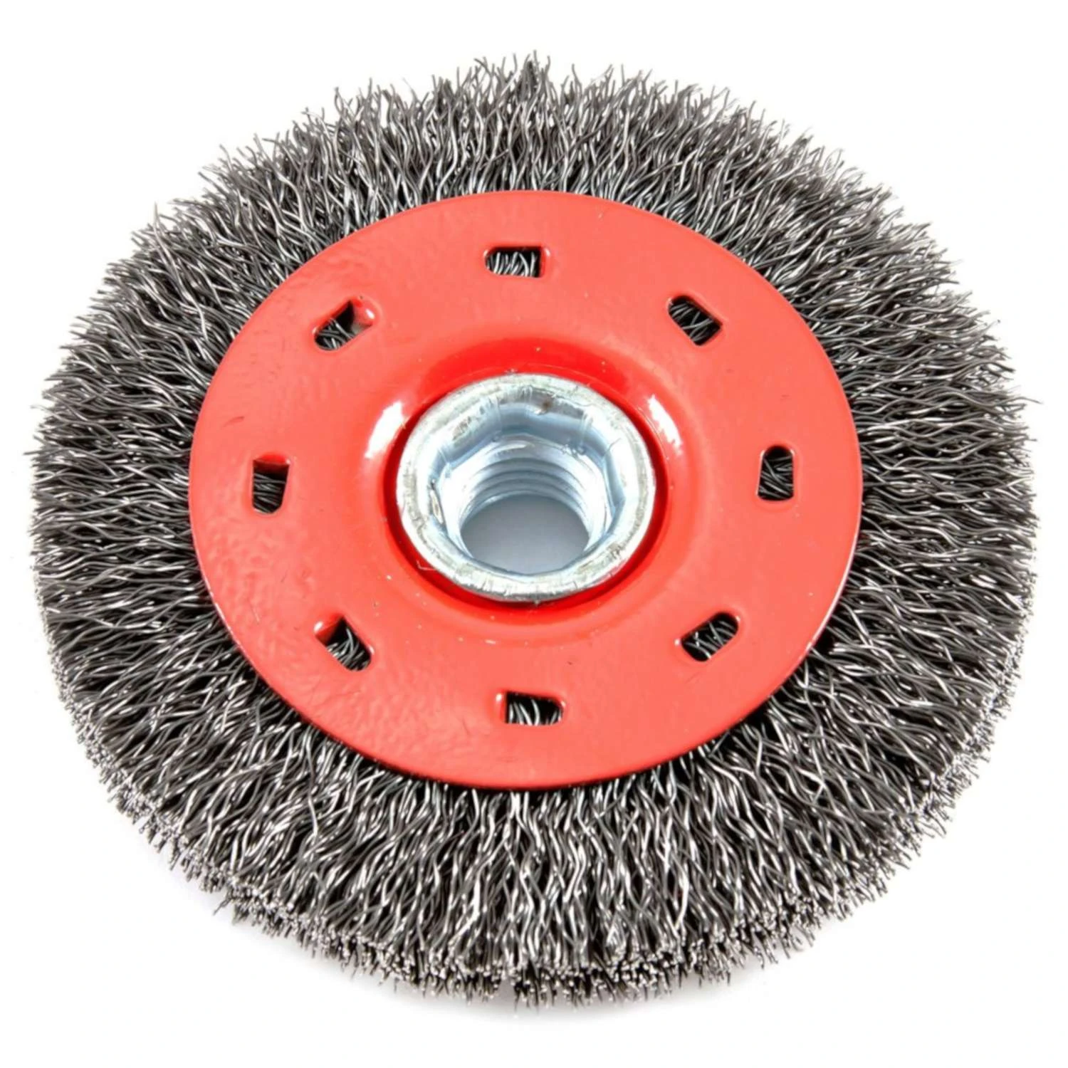 Forney 4 In. Crimped Wire Wheel Brush Metal 15000 Rpm 1 Pc 5 Forney 4 In. Crimped Wire Wheel Brush Metal 15000 Rpm 1 Pc - Image 3