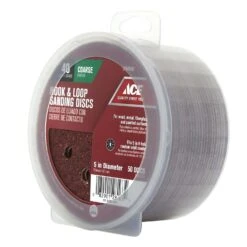 Ace 5 In. Aluminum Oxide Hook And Loop Sanding Disc 40 Grit Coarse 50 Pk -Norto Shop 95eb50c3 052f 43a2 8198 02effbe8fc30