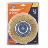 Norton Clipper 8 In. Coarse Crimped Wire Wheel Brush Brass 3750 Rpm 1 Pc