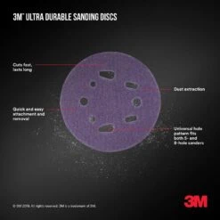 3M Ultra Durable 5 In. Ceramic Hook And Loop Sanding Disc 60 Grit 10 Pk 11 3M Ultra Durable 5 In. Ceramic Hook And Loop Sanding Disc 60 Grit 10 Pk -Norto Shop a51a9b39 f4f6 4093 96cb 486bcf2bf441