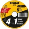 DeWalt 4-1/2 In. D X 7/8 In. Fiberglass Cut-Off Wheel 5 Pc -Norto Shop a6526a22 ed01 4fe3 a68d 914d0c52be20