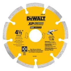 DeWalt XP 4-1/2 In. D X 5/8 In. Diamond Tuck Point Cut-Off Blade 1 Pc