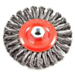 Forney 6 In. Crimped Wire Wheel Brush Metal 9000 Rpm 1 Pc