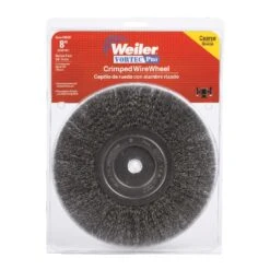 Weiler Vortec Pro 8 In. Crimped Wire Wheel Brush Carbon Steel 6000 Rpm 1 Pc