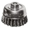 Century Drill & Tool 6 In. Knot Wire Wheel Brush Steel 6600 Rpm 2 Pc