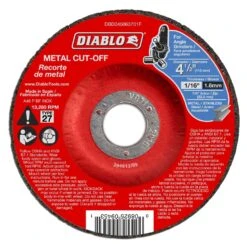 Diablo 4-1/2 In. D X 7/8 In. Aluminum Oxide Metal Cut-Off Disc 10 Pk