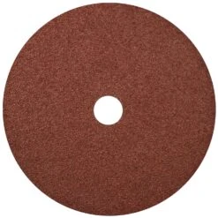 Norton 7 In. Aluminum Oxide Center Mount F240 AO Fiber Disc 120 Grit Medium 25 Pk