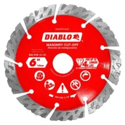 Diablo 6 In. D X 7/8 In. Diamond Segmented Turbo Masonry Cut-Off Disc