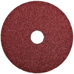 Norton Metal 4 In. Aluminum Oxide Center Mount Fiber Disc 24 Grit 25 Pk