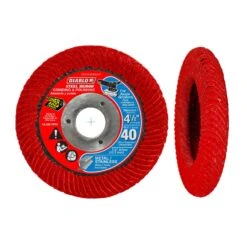 Diablo Steel Demon 4.5 In. Premium Zirconium Blend Bolt-On Flap Disc 40 Grit Ultra Coarse 1 Pk