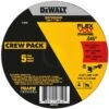 DeWalt FlexVolt 4-1/2 In. D X 7/8 In. Ceramic Cut-Off Wheel 5 Pc -Norto Shop fd8ab6ca 0152 4575 8e46 739c20a88c34