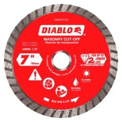 Diablo 7 In. D X 7/8 In. Diamond Masonry Cut-Off Disc 1 Pk